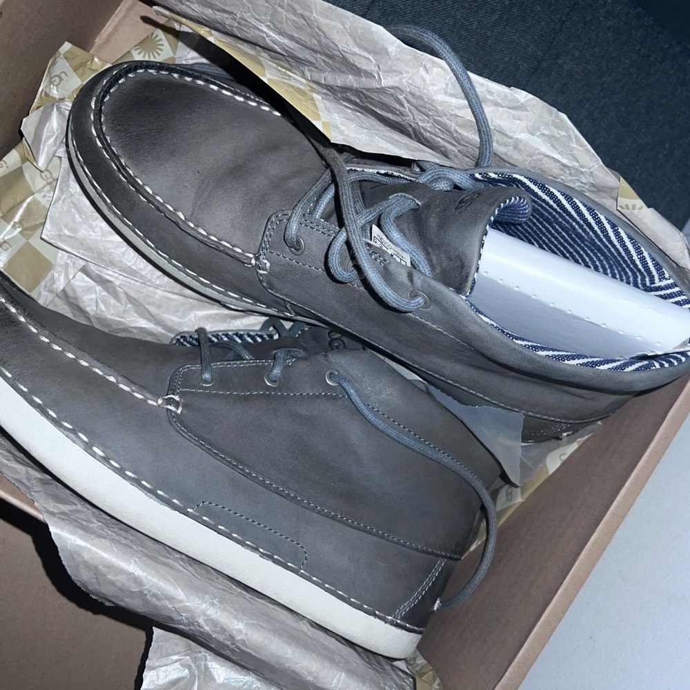 UGG Men's Gray Boat Shoes